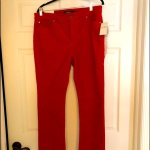 Red pants